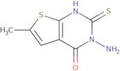 3-Amino-6-methyl-2-sulfanyl-3H,4H-thieno[2,3-d]pyrimidin-4-one