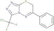 3-(Chloro-difluoro-methyl)-6-phenyl-7H-[1,2,4]-triazolo[3,4-b][1,3,4]thiadiazine