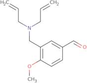 3-{[Bis(prop-2-en-1-yl)amino]methyl}-4-methoxybenzaldehyde