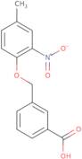 3-[(4-Methyl-2-nitrophenoxy)methyl]benzoic acid