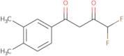 1-(3,4-Dimethylphenyl)-4,4-difluorobutane-1,3-dione
