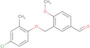 3-[(4-Chloro-2-methylphenoxy)methyl]-4-methoxybenzaldehyde