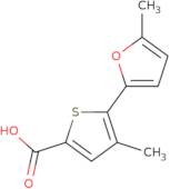 4-Methyl-5-(5-methylfuran-2-yl)thiophene-2-carboxylic acid