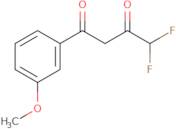 4,4-Difluoro-1-(3-methoxyphenyl)butane-1,3-dione