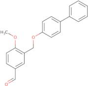 4-Methoxy-3-[(4-phenylphenoxy)methyl]benzaldehyde