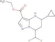 5-Cyclopropyl-7-difluoromethyl-4,5,6,7-tetrahydro-pyrazolo[1,5- A ]pyrimidine-3-carboxylic acid et…