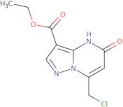 Ethyl 7-(chloromethyl)-5-oxo-4,5-dihydropyrazolo[1,5-a]pyrimidine-3-carboxylate