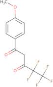 4,4,5,5,5-Pentafluoro-1-(4-methoxyphenyl)pentane-1,3-dione