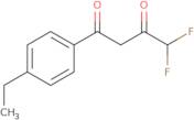 1-(4-Ethylphenyl)-4,4-difluorobutane-1,3-dione