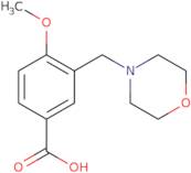 4-Methoxy-3-(morpholin-4-ylmethyl)benzoic acid