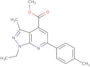 Methyl 1-ethyl-3-methyl-6-(4-methylphenyl)-1H-pyrazolo[3,4-b]pyridine-4-carboxylate