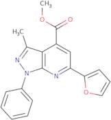 Methyl 6-(2-furyl)-3-methyl-1-phenyl-1H-pyrazolo[3,4-b]pyridine-4-carboxylate