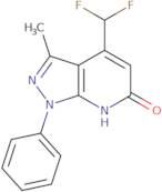 4-(Difluoromethyl)-3-methyl-1-phenyl-1H,6H,7H-pyrazolo[3,4-b]pyridin-6-one