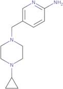 5-[(4-Cyclopropylpiperazin-1-yl)methyl]pyridin-2-amine