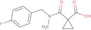 1-[(4-Fluorophenyl)methyl-methylcarbamoyl]cyclopropane-1-carboxylic acid