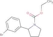 Ethyl 2-(3-bromophenyl)pyrrolidine-1-carboxylate