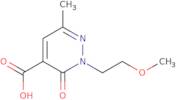 2-(2-Methoxyethyl)-6-methyl-3-oxo-2,3-dihydropyridazine-4-carboxylic acid