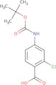 4-{[(tert-butoxy)carbonyl]amino}-2-chlorobenzoic acid