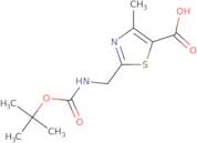 2-({[(tert-Butoxy)carbonyl]amino}methyl)-4-methyl-1,3-thiazole-5-carboxylic acid