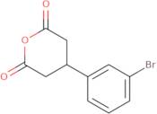 4-(3-Bromophenyl)oxane-2,6-dione