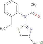 N-[4-(Chloromethyl)-1,3-thiazol-2-yl]-N-(2-ethylphenyl)acetamide