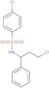 4-Chloro-N-(3-chloro-1-phenylpropyl)benzene-1-sulfonamide