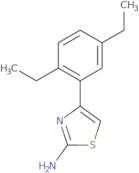 4-(2,5-Diethylphenyl)-1,3-thiazol-2-amine