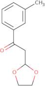 2-(1,3-Dioxolan-2-yl)-1-(3-methylphenyl)-ethanone