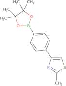 2-Methyl-4-[4-(4,4,5,5-tetramethyl-1,3,2-dioxaborolan-2-yl)phenyl]-1,3-thiazole