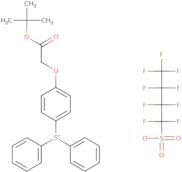 tert-Butyl 2-[4-(diphenylsulphonium)phenoxy]acetate