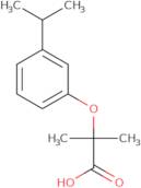 2-Methyl-2-[3-(propan-2-yl)phenoxy]propanoic acid