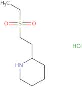 2-[2-(Ethanesulfonyl)ethyl]piperidine hydrochloride