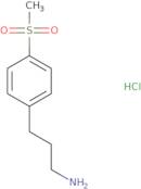 3-(4-(Methylsulfonyl)phenyl)propan-1-amine hydrochloride