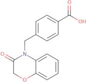 4-[(2,3-Dihydro-3-oxo-4H-1,4-benzoxazin-4-yl)methyl]benzoic acid