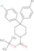 tert-Butyl 4-(4-bromophenyl)-4-(4-chlorophenyl)-piperidine-1-carboxylate