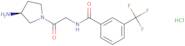 (S)-N-(2-(3-aminopyrrolidin-1-yl)-2-oxoethyl)-3-(trifluoromethyl)benzamide hydrochloride