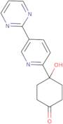 4-Hydroxy-4-[5-(2-pyrimidinyl)-2-pyridyl]cyclohexanone