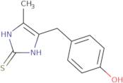 4-(4-Hydroxy-benzyl)-5-methyl-1,3-dihydro-imidazole-2-thione