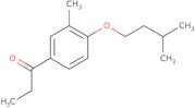 1-(4-(Isopentyloxy)-3-methylphenyl)propan-1-one