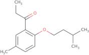 1-(2-(Isopentyloxy)-5-methylphenyl)propan-1-one