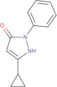 5-Cyclopropyl-2-phenyl-1H-pyrazol-3-one