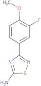 3-(3-Fluoro-4-methoxyphenyl)-1,2,4-thiadiazol-5-amine