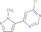 4-Chloro-6-(1-methyl-1H-pyrazol-5-yl)pyrimidine