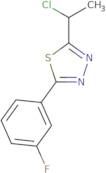 2-(1-Chloroethyl)-5-(3-fluorophenyl)-1,3,4-thiadiazole