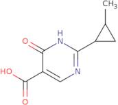 2-(2-Methylcyclopropyl)-6-oxo-1,6-dihydropyrimidine-5-carboxylic acid