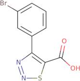 4-(3-Bromophenyl)-1,2,3-thiadiazole-5-carboxylic acid