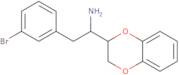 2-(3-Bromophenyl)-1-(2,3-dihydro-1,4-benzodioxin-2-yl)ethan-1-amine
