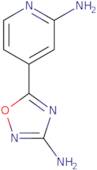 4-(3-Amino-1,2,4-oxadiazol-5-yl)pyridin-2-amine