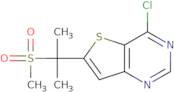 4-Chloro-6-(2-(methylsulfonyl)propan-2-yl)thieno[3,2-d]pyrimidine