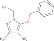 1-Ethyl-3-methyl-5-phenylmethoxypyrazol-4-amine